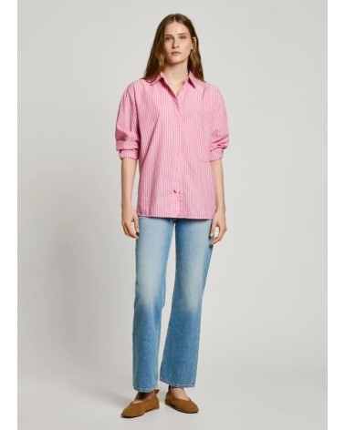 CAMISA CHARISMA DE RAYAS A CONTRASTE PEPE JEANS