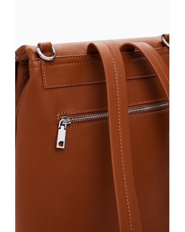 BOLSO HALF HAMPTON CAMEL DESIGUAL