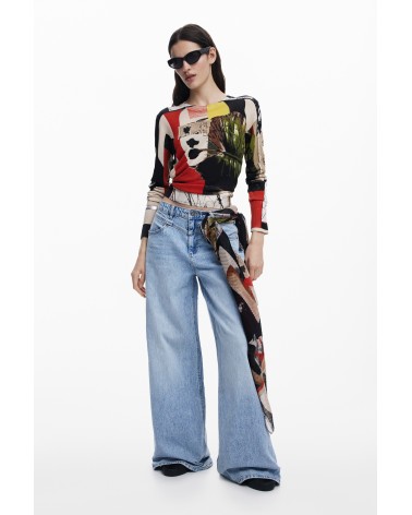 FOULARD NEWSPAPER LACROIX DESIGUAL