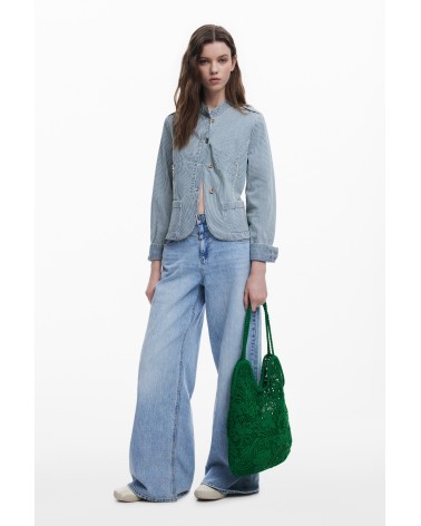 BOLSO MARINETTE DE CROCHET DESIGUAL