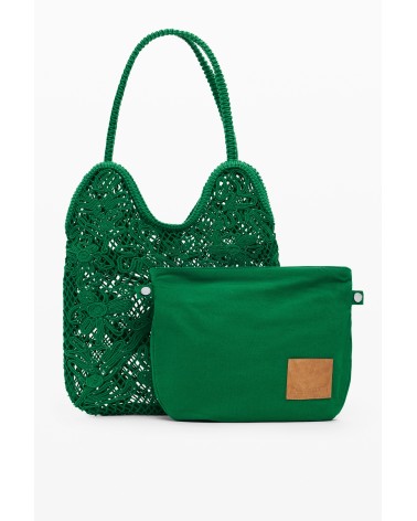 BOLSO MARINETTE DE CROCHET DESIGUAL