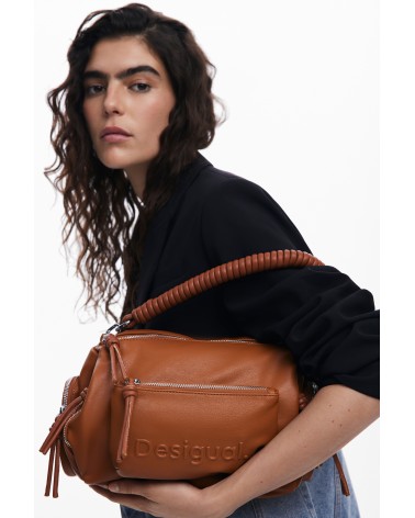 BOLSO HALF HABANA DESIGUAL