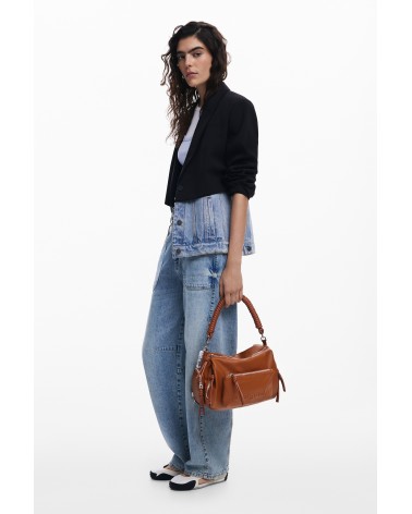 BOLSO HALF HABANA DESIGUAL