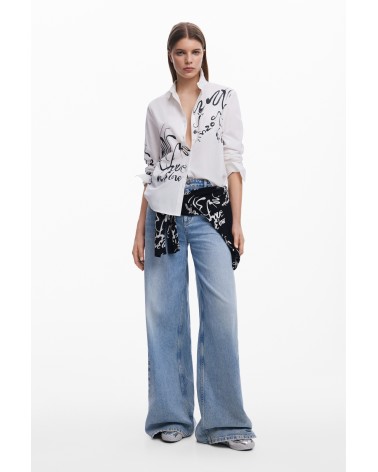 CAMISA HERA LETRAS DESIGUAL