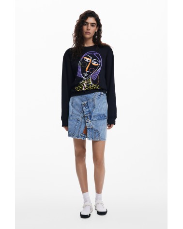 SUDADERA FACE DESIGUAL