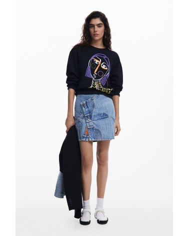 SUDADERA FACE DESIGUAL