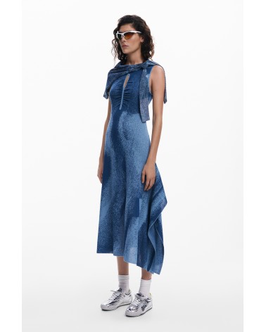 VESTIDO TALLIN DE PUNTO DESIGUAL