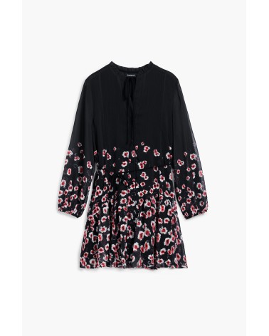 VESTIDO BASILEA GASA DESIGUAL