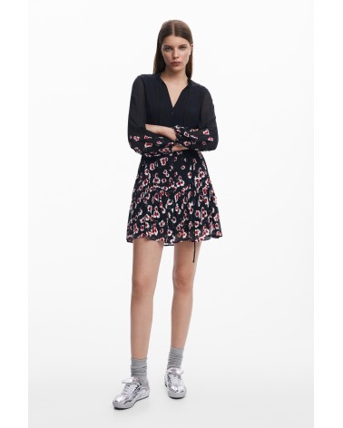 VESTIDO BASILEA GASA DESIGUAL