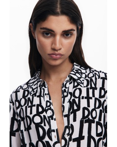 VESTIDO TRIPOLI CAMISERO MIDI DESIGUAL
