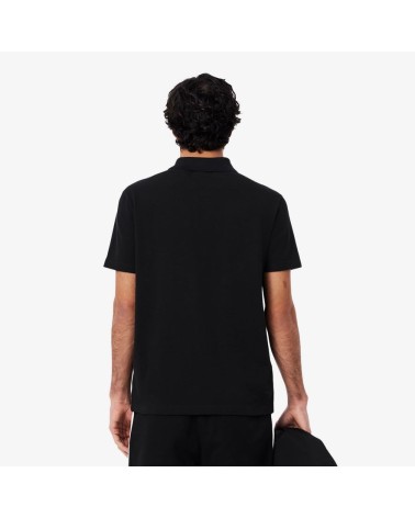 POLO CON RIBETE LOGO LACOSTE