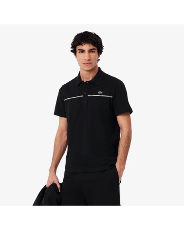 POLO CON RIBETE LOGO LACOSTE