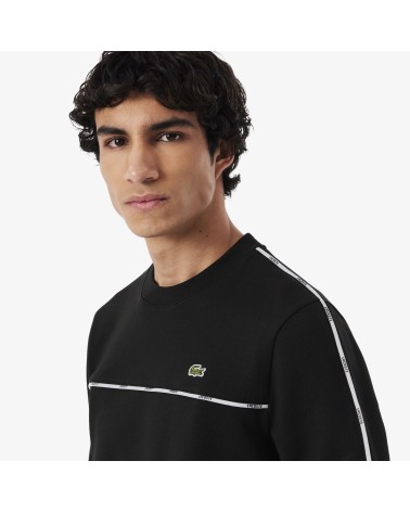 SUDADERA CON RIBETE LOGO LACOSTE