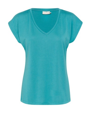 CAMISETA KALISE BÁSICA CUELLO PICO KAFFE