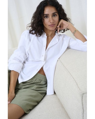CAMISA KANICOLE BÁSICA ENTALLADA KAFFE