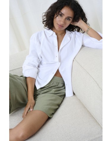 CAMISA KANICOLE BÁSICA ENTALLADA KAFFE