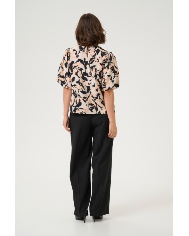 BLUSA KAPACO MANGA ABOLLONADA KAFFE