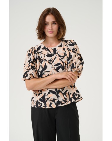 BLUSA KAPACO MANGA ABOLLONADA KAFFE