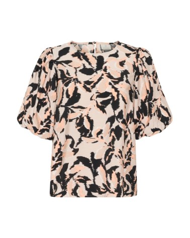 BLUSA KAPACO MANGA ABOLLONADA KAFFE
