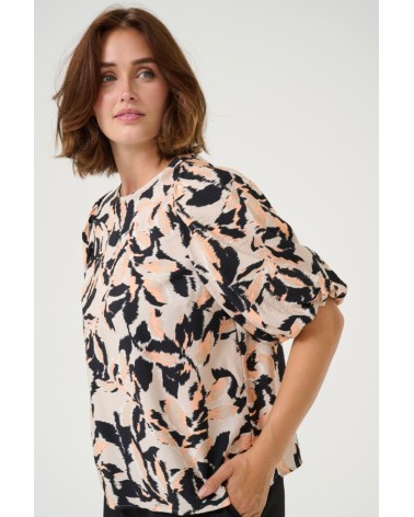 BLUSA KAPACO MANGA ABOLLONADA KAFFE