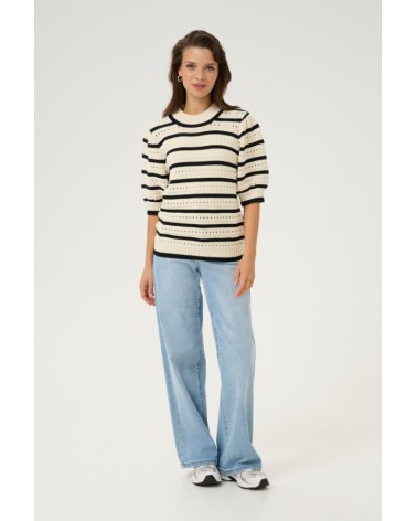 JERSEY KAEVELYN  DE MANGA CORTA CON CALADO KAFFE