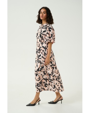 VESTIDO KAPACO MIDI Y ESTAMPADO KAFFE