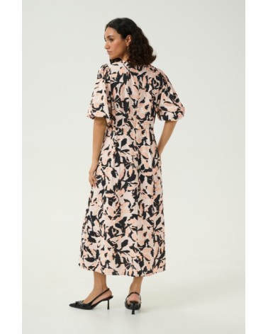 VESTIDO KAPACO MIDI Y ESTAMPADO KAFFE