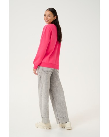 SUDADERA KAVIOLA CUELLO REDONDO KAFFE