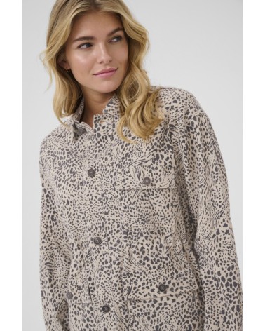 CHAQUETA KALISA VAQUERA CON BOLSILLOS KAFFE
