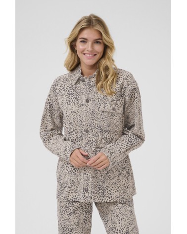 CHAQUETA KALISA VAQUERA CON BOLSILLOS KAFFE