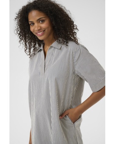 VESTIDO KANAYA CAMISERO DE ALGODÓN KAFFE