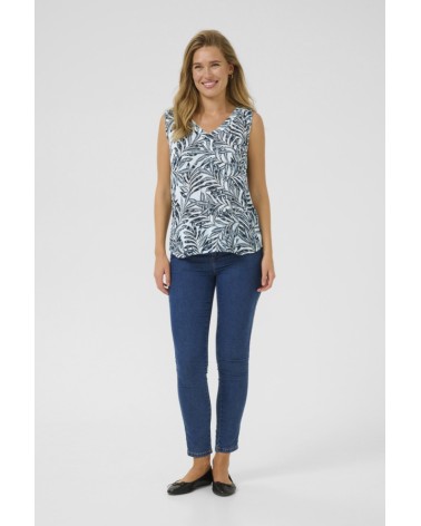 TOP KAAMBER ESTAMPADO KAFFE