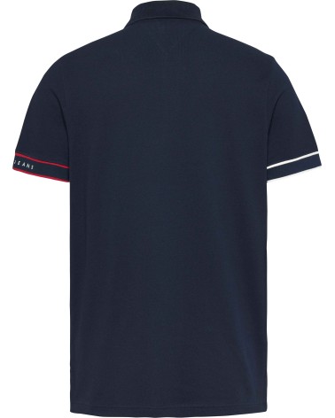 POLO SLIM CON RIBETES TOMMY JEANS