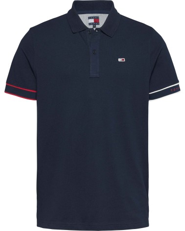 POLO SLIM CON RIBETES TOMMY JEANS