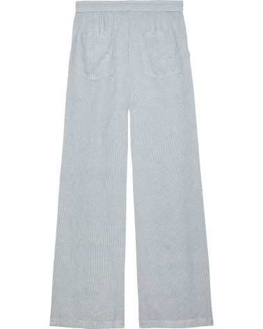 PANTALÓN ANCHO DE LINO A RAYAS TOMMY JEANS