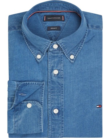 CAMISA DENIM CHAMBRAY TOMMY HILFIGER