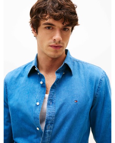 CAMISA DENIM CHAMBRAY TOMMY HILFIGER