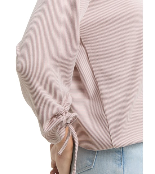 CAMISETA MANGA FRUNCIDA TOM TAILOR