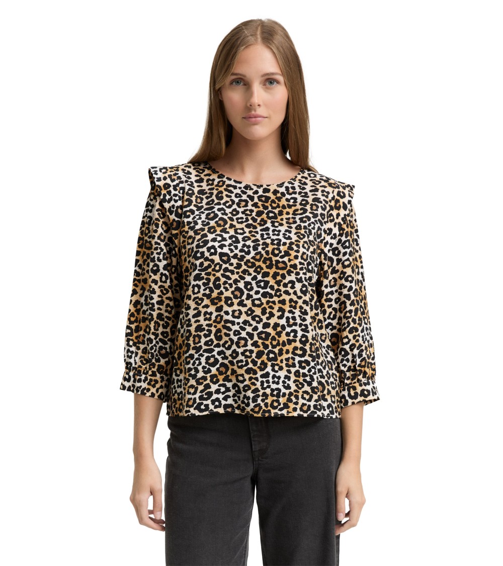 BLUSA ANIMAL PRINT TOM TAILOR