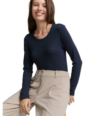 CAMISETA BÁSICA DE MANGA LARGA TOM TAILOR