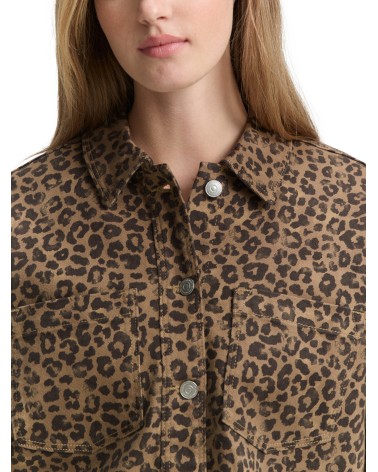 SOBRECAMISA DENIM ANIMAL PRINT TOM TAILOR