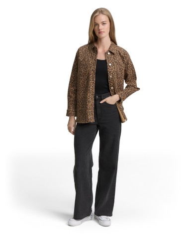 SOBRECAMISA DENIM ANIMAL PRINT TOM TAILOR