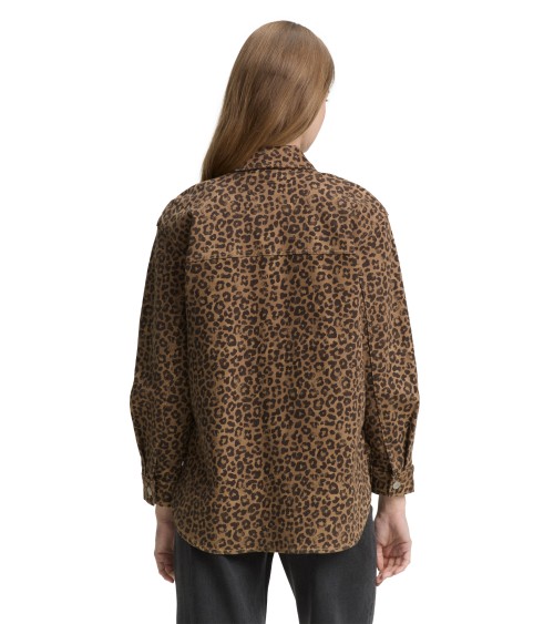 SOBRECAMISA DENIM ANIMAL PRINT TOM TAILOR