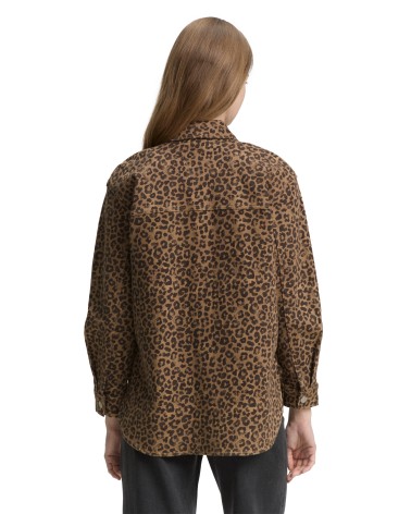 SOBRECAMISA DENIM ANIMAL PRINT TOM TAILOR