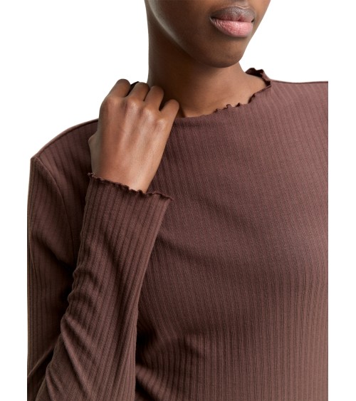 CAMISETA BÁSICA ACANALADA TOM TAILOR