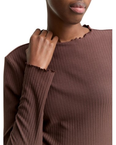 CAMISETA BÁSICA ACANALADA TOM TAILOR
