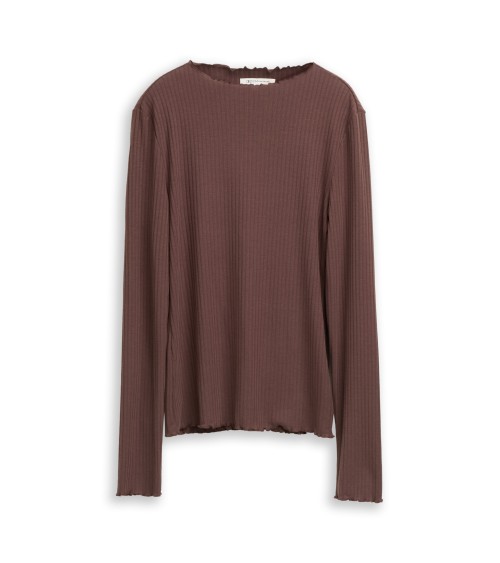 CAMISETA BÁSICA ACANALADA TOM TAILOR