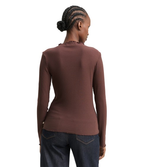 CAMISETA BÁSICA ACANALADA TOM TAILOR