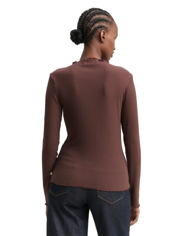 CAMISETA BÁSICA ACANALADA TOM TAILOR