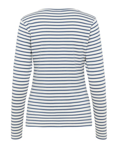 CAMISETA LIDDY BÁSICA DE RAYAS KAFFE